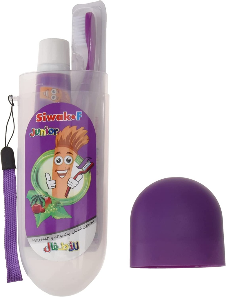 Siwak.f Junior Tutty Fruity Bag - With Free Toothbrush Size S/m