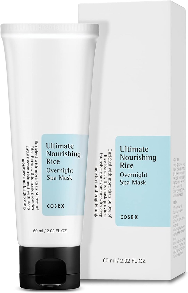 Cosrx Ultimate Nourishing Rice Spa Overnight Mask 60 Ml (pack Of 1)