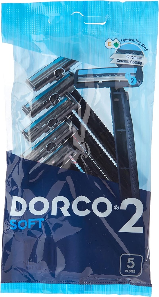 Dorco 2 + 1 Soft Razors For Men