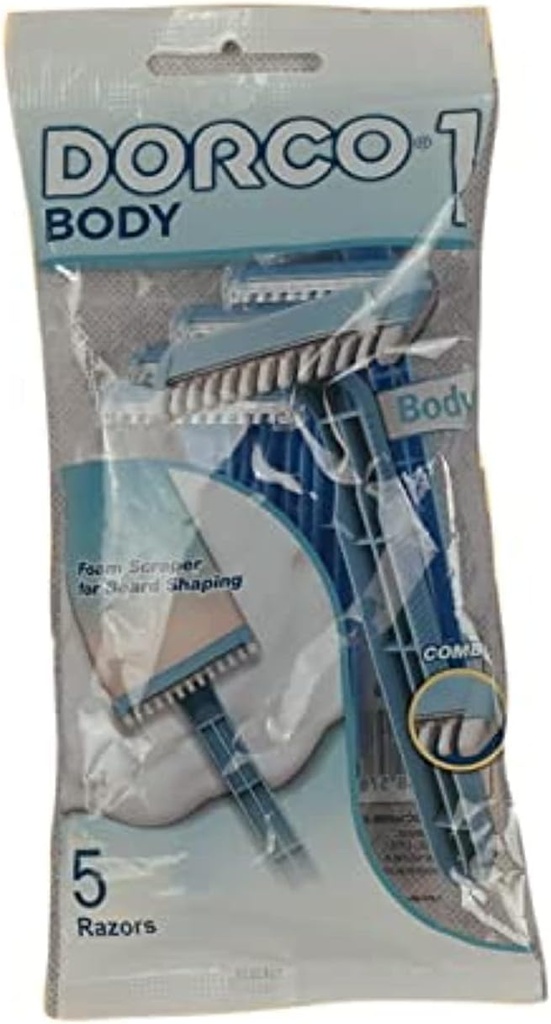 Dorco Body Single Razor Blade 5-piece Set