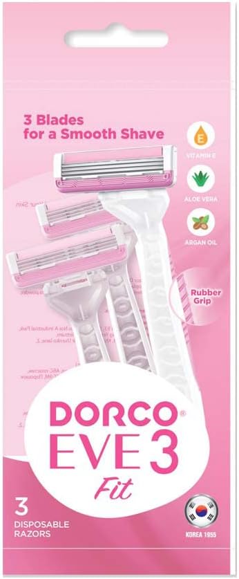 Dorco Eve 3 Fit Women Razor Blade In Poly Bag 4-pieces