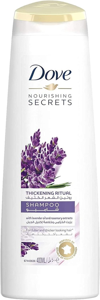 Dove Thickening Ritual Shampoo Lavender 400ml