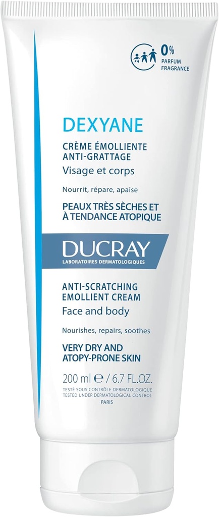 Ducray Dexyane Anti-scratching Emollient Cream 200 Ml