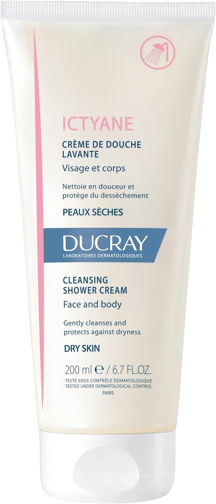 Ducray Ictyane Cleansing Shower Cream 200ml