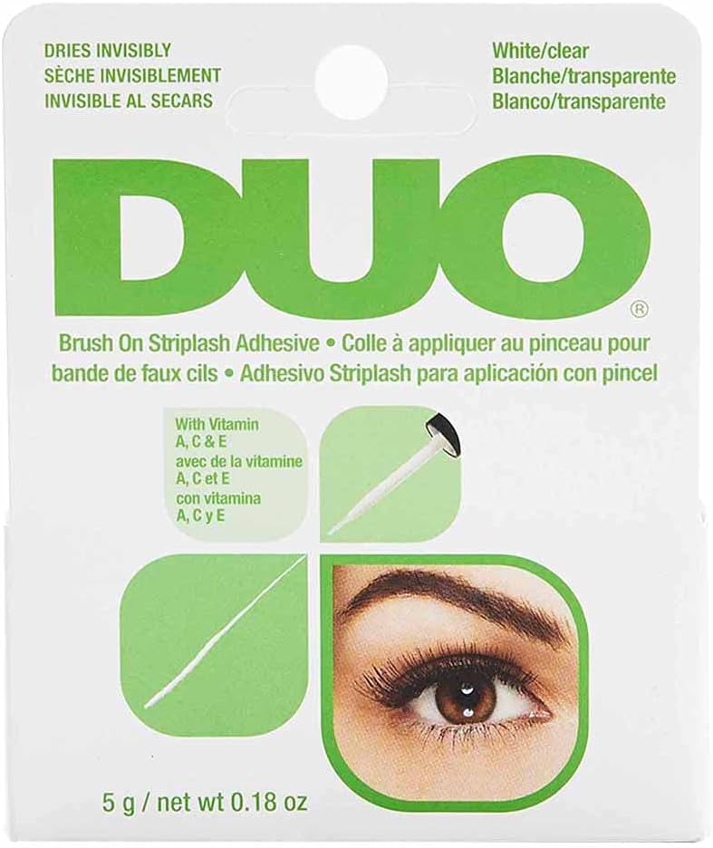 Duo Brush On Striplash Adhesive White/clear Green 5gm