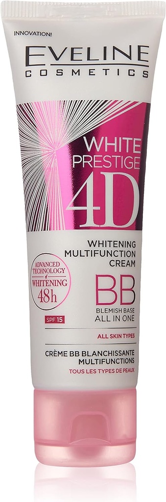 Evenline Cosmetics White Prestige 4d Whitening Multifunction Bb Cream 50 Ml