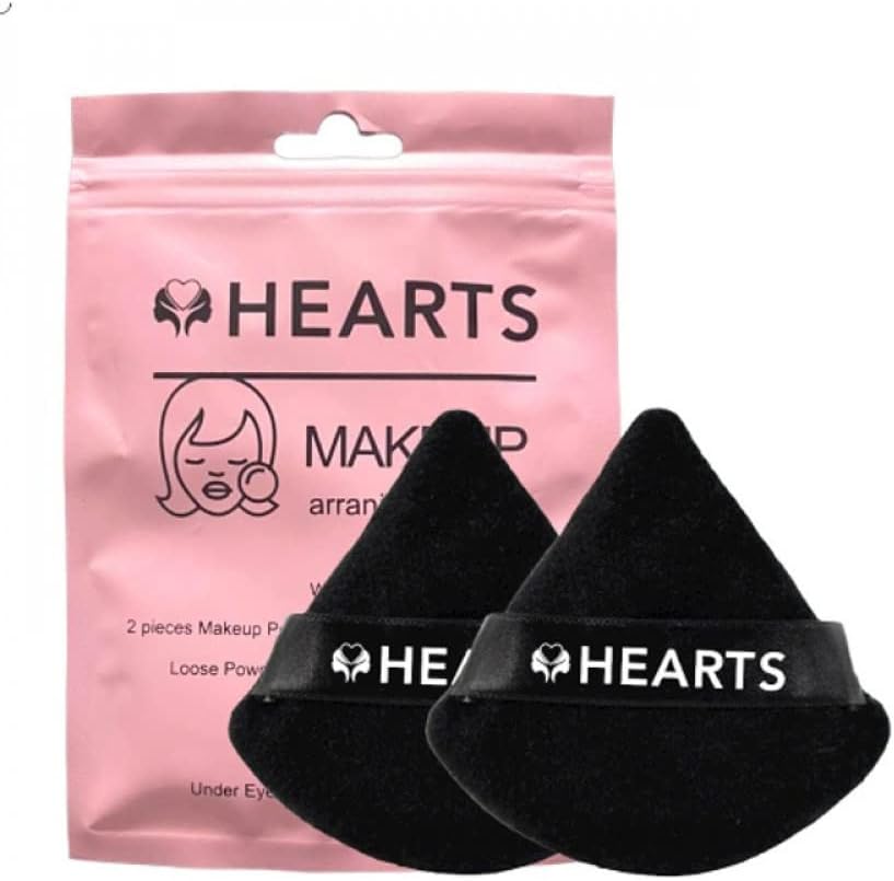 Hearts Makeup Sponge Powder Puff