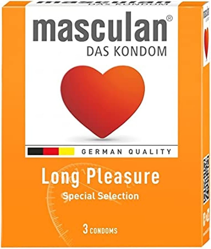 Masculan Long Pleasure 3 Condoms