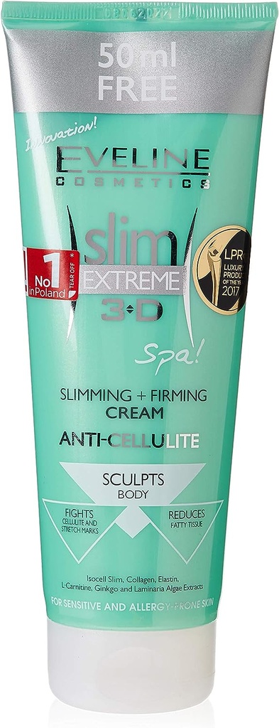 Slim Extreme 3d Anti-cellulite Slimming & Firming Cream 250 Ml