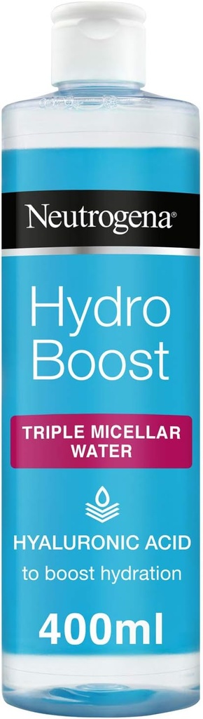 Neutrogena Hydro Boost Micellar Water Triple Action Cleanser 400 Ml