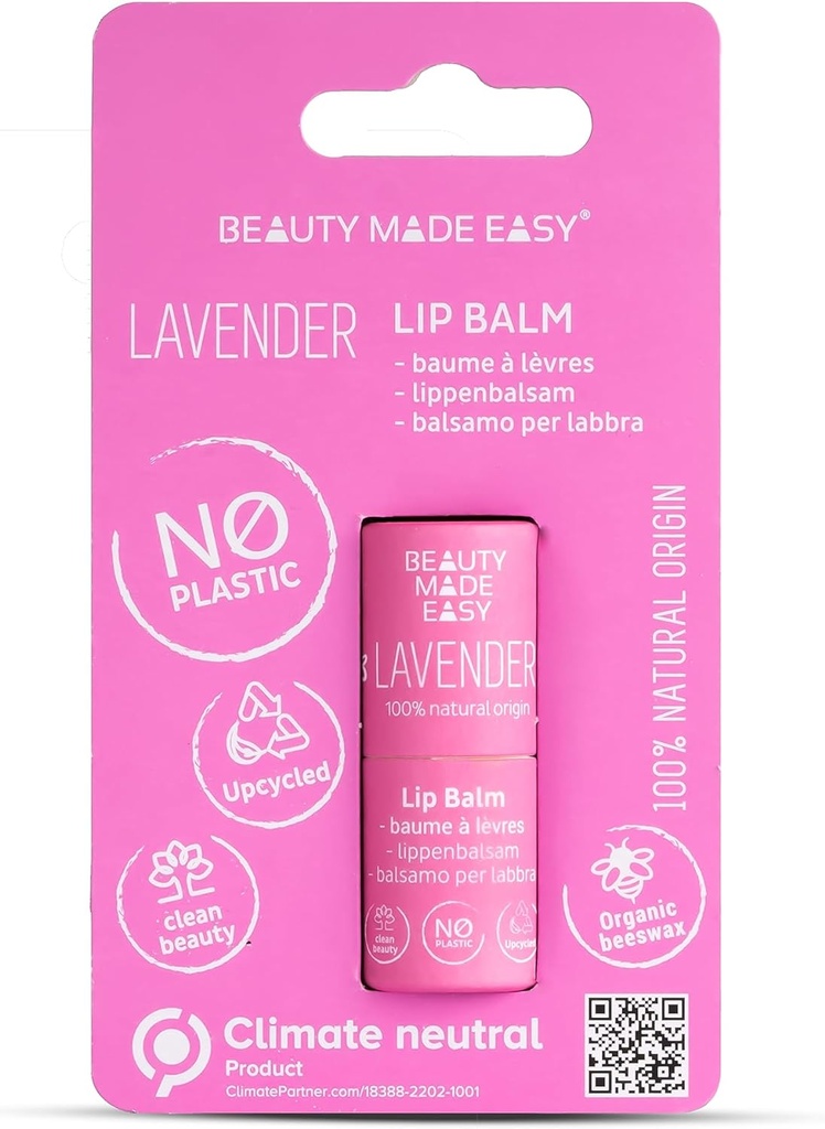 Bmw Paper Tubes Lip Balm Lavender 0.17 Oz