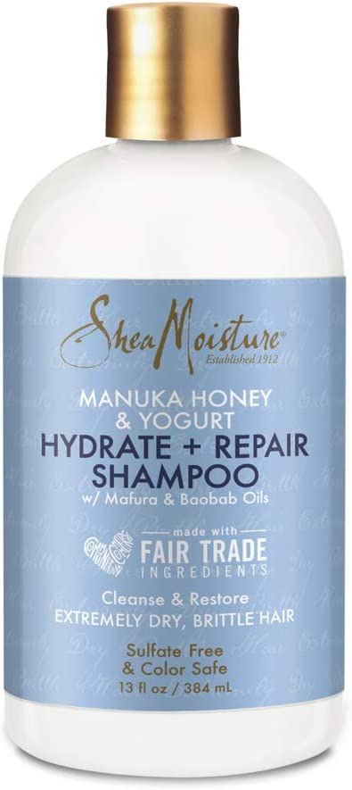 Sheamoisture’s Manuka Honey And Yogurt Hydrate & Repair Shampoo, 384 ml