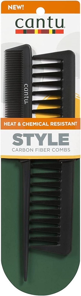 Cantu - Set Of 2 Combs Carbon Melt Resistant1