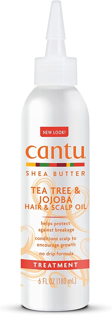Cantu Shea Butter, Tea Tree & Jojoba Hair & Scalp Oil, 180 ml