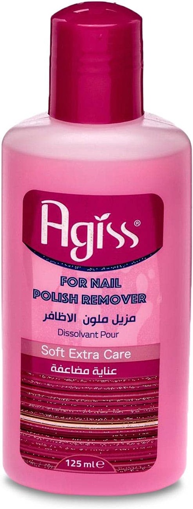 Agiss Nail Polish Soft Extra Care Remover 125ml