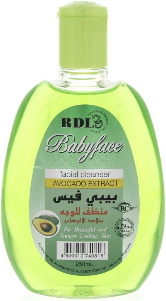 RDL Babyface Facial Cleanser Avocado Extract 250ml