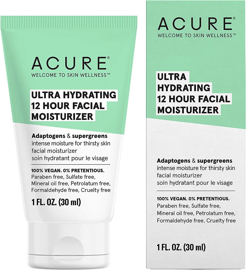 Acure Ultra Hydrating 12 Hour Moisturizer,30ml
