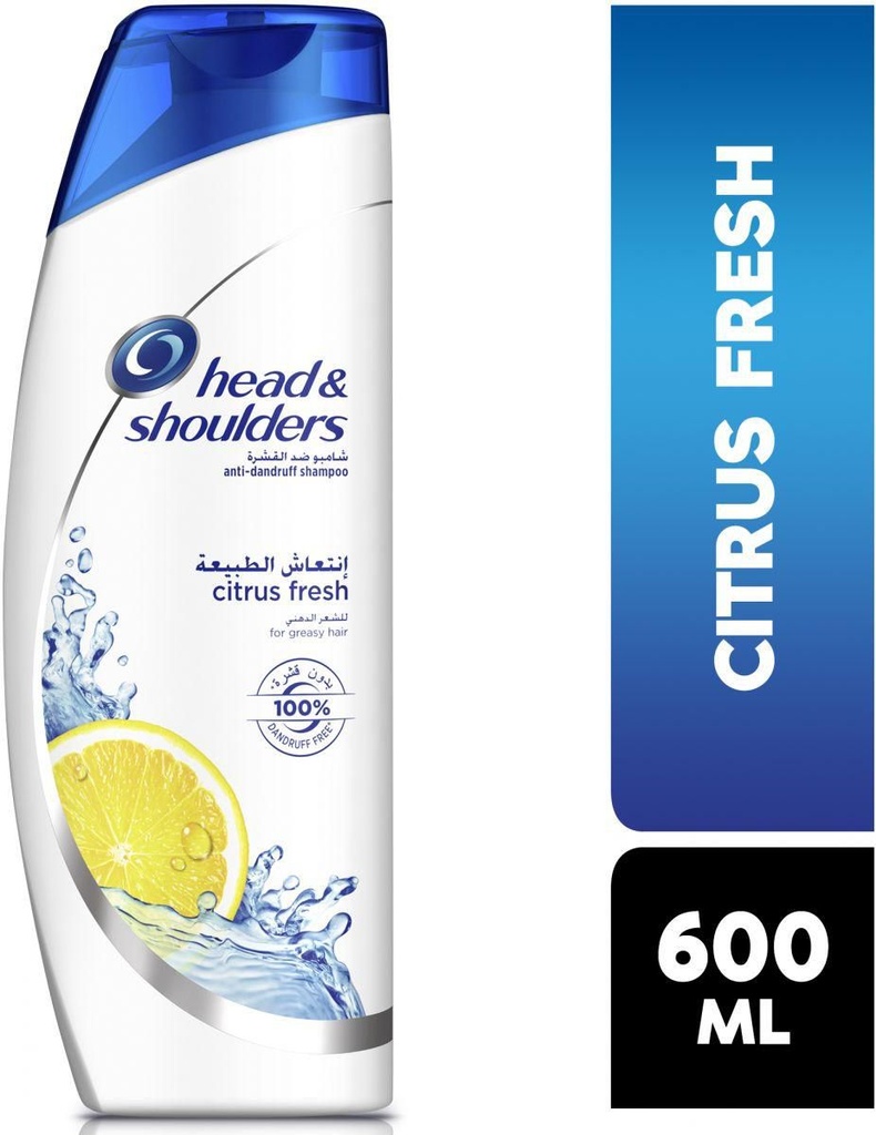 Head & Shoulders Citrus Fresh Anti-dandruff Shampoo 600 ml