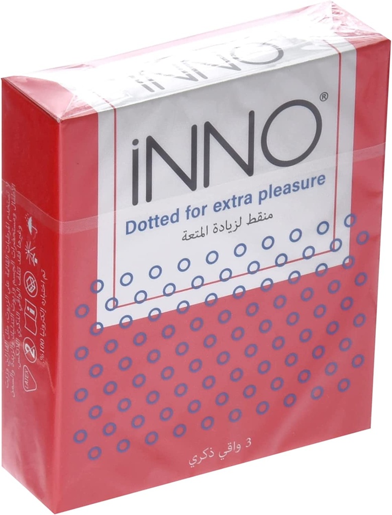 Inno Dotted For Extra Pleasure Condoms Pack Of 3