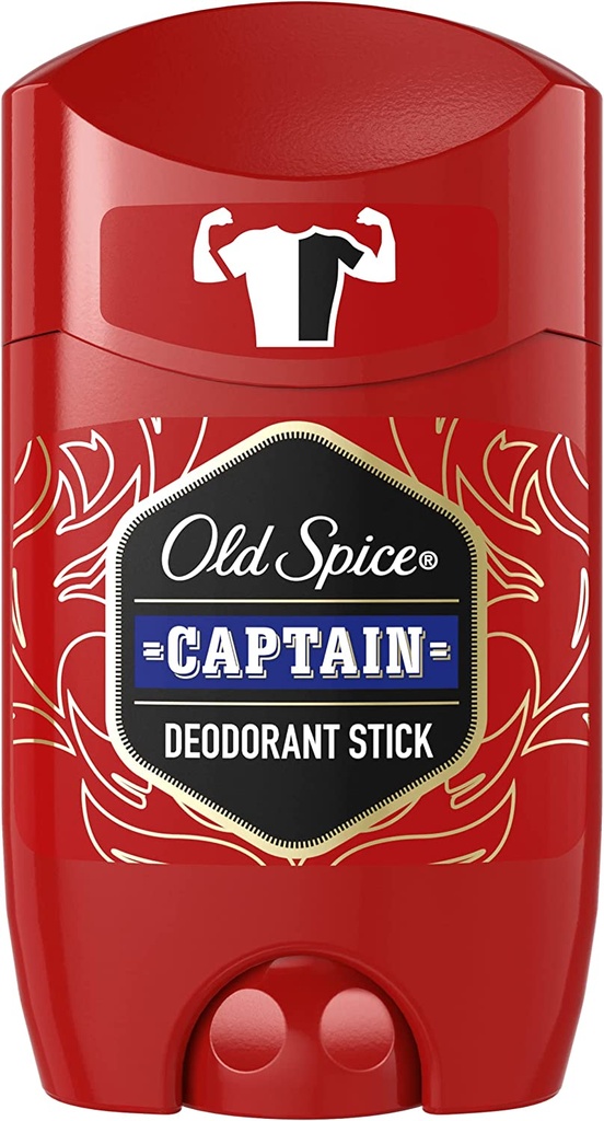 Old Spice Captain Deodorant Stick For Men 6 X 50 Ml