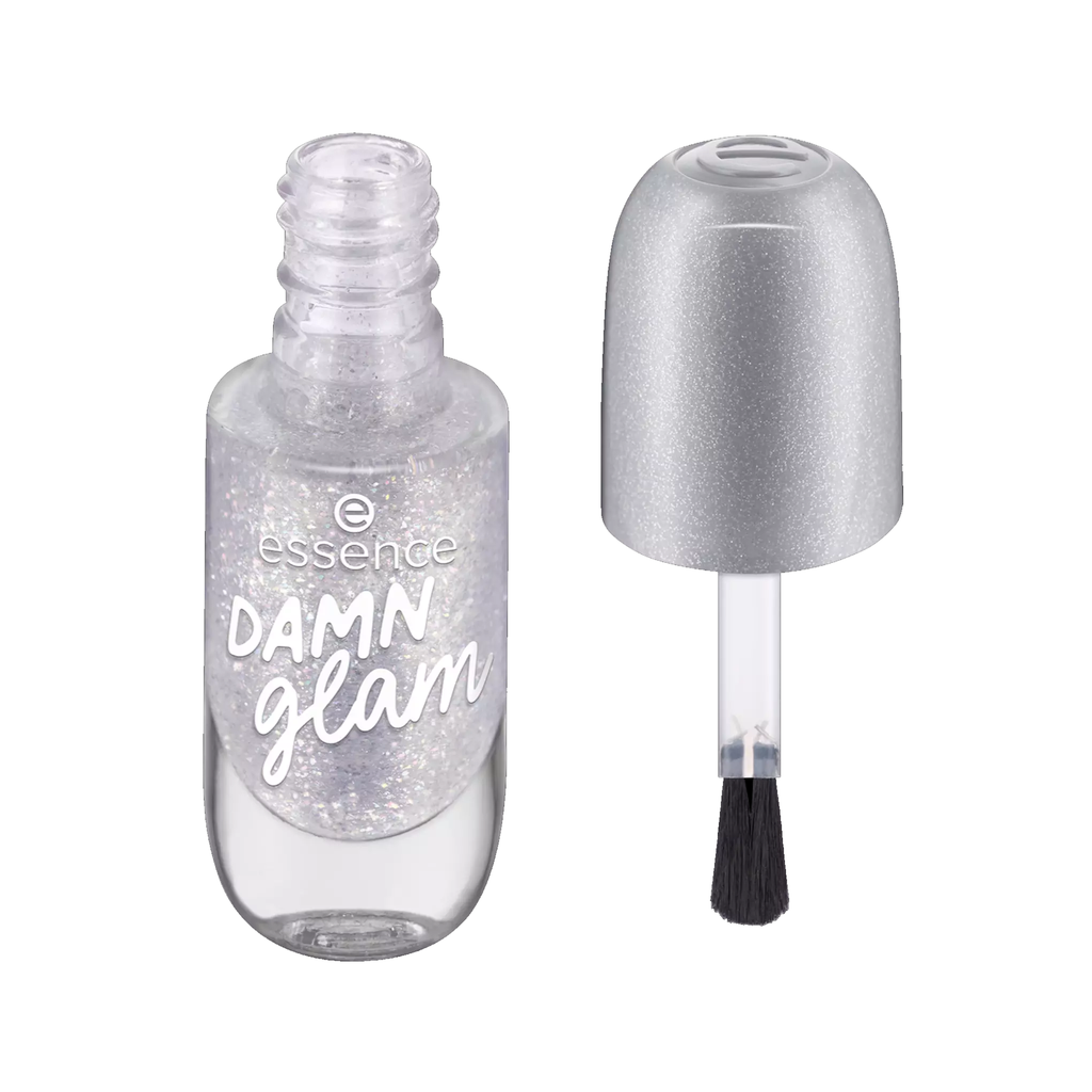 Essence Gel Nail Polish 02 Silver Damn Glam