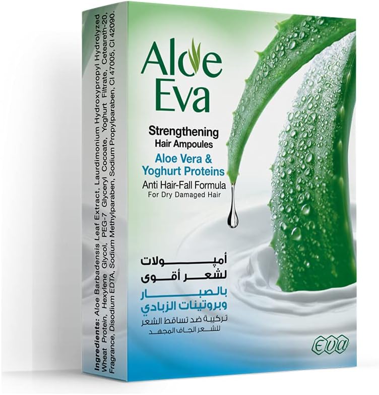 Aloe Eva Aloe Vera And Yoghurt Proteins Hair Ampoules 4 Ampoules