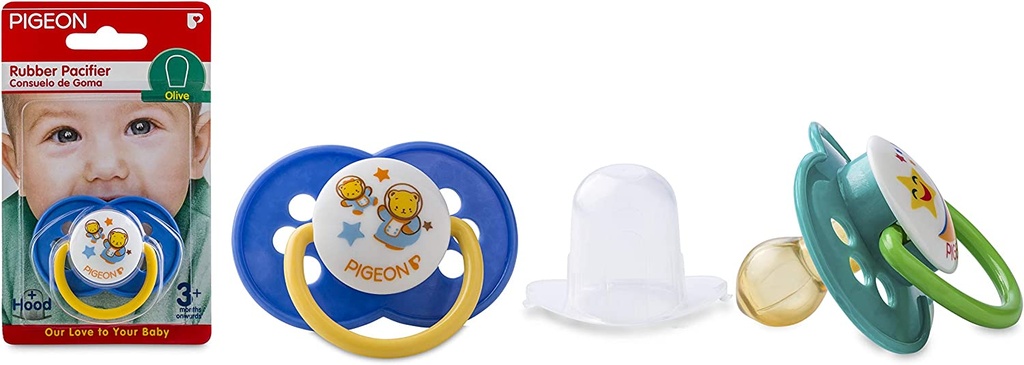 Pigeon 13859 Olive Pacifier - Blue N859 (3+m)