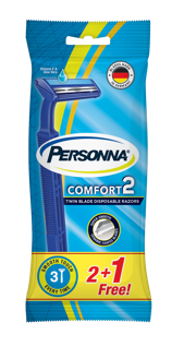 Personna Comfort 2 Razors For Men 3-pieces