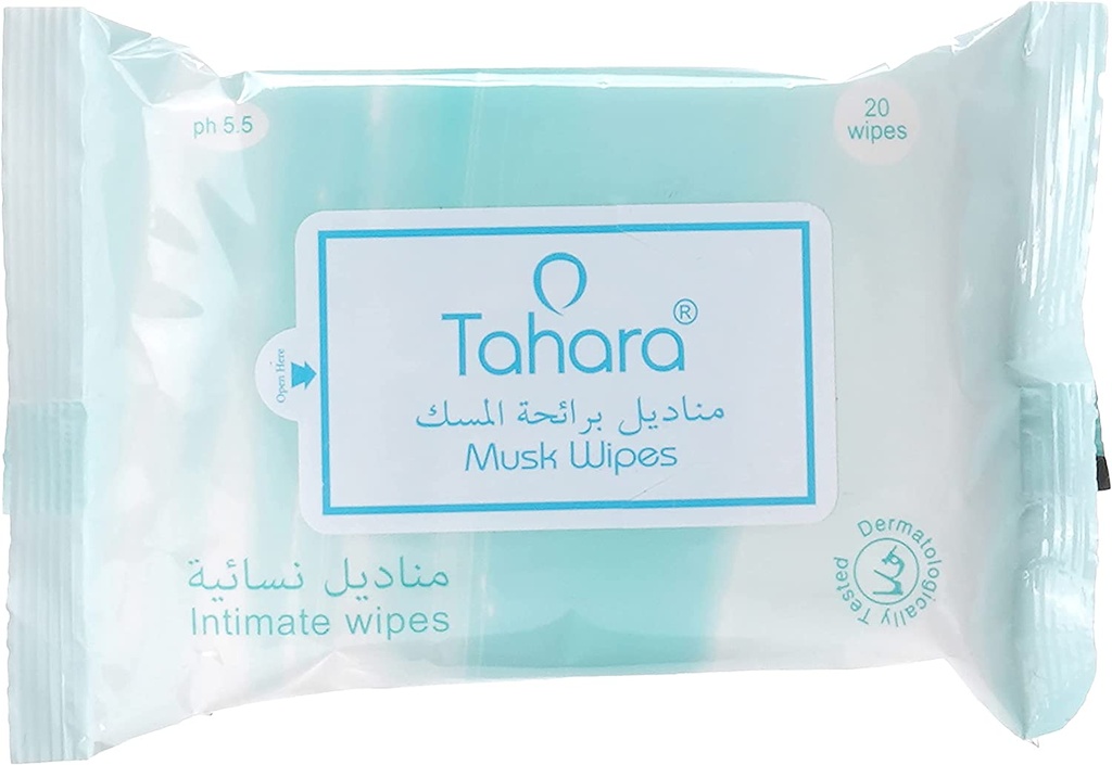 Tahara Musk Purity Intimate Wipes 20pcs
