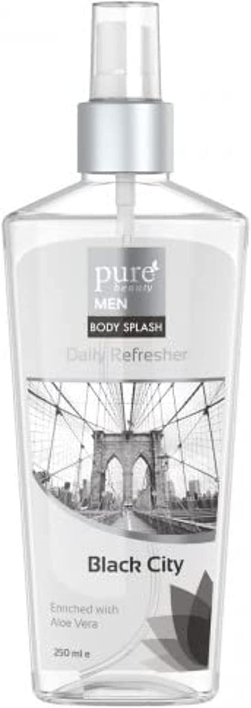 Pure Beauty Black City Body Splash For Men 250 Ml