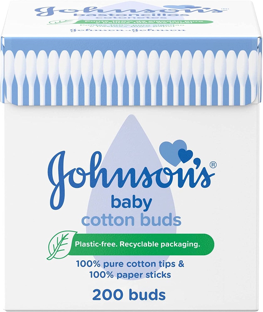 Johnsons Baby Cotton Buds Box Of 200 Sticks