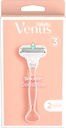 Gillette Venus Pink Smooth Sensitive Womens Razor 2 Refill Blades