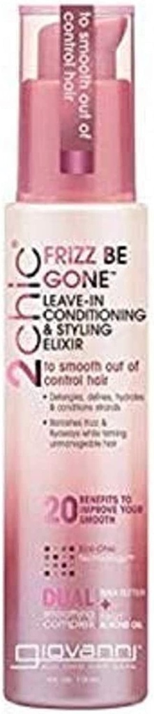 Giov 2chic Frizz Be Gone Leave-in Cond & Elixir 4oz