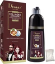 Disaar Beauty Speedy Hair Color Shampoo 100% Cover Gray White Hair Easy To Use Long Lasting 400ml/13.53fl.oz (burgundy Red)