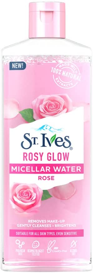 St Ives Rosy Glow Rose Micellar Water 400 Ml Clear