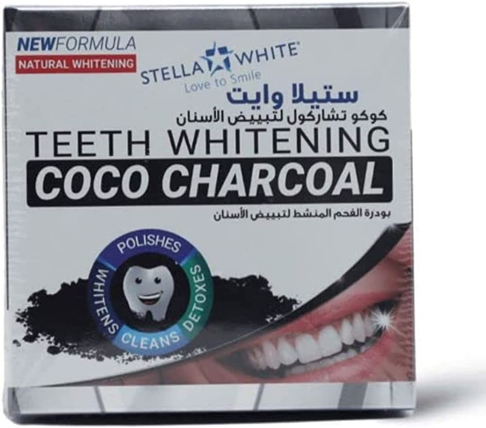 Stella Coco Charcoal Whitening Tooth Powder 40 G