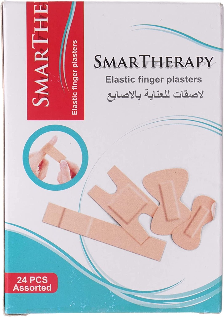 Smart Therapy Anti Leakage Finger Wound Plaster Assorted 24 Tablets