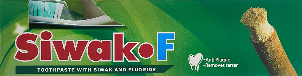 Siwak.f Toothpaste 120g - With Free Toothbrush Size L/xl
