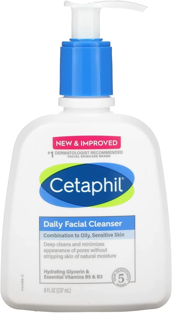 Cetaphil Daily Facial Cleanser,oily sensitive ,237ml