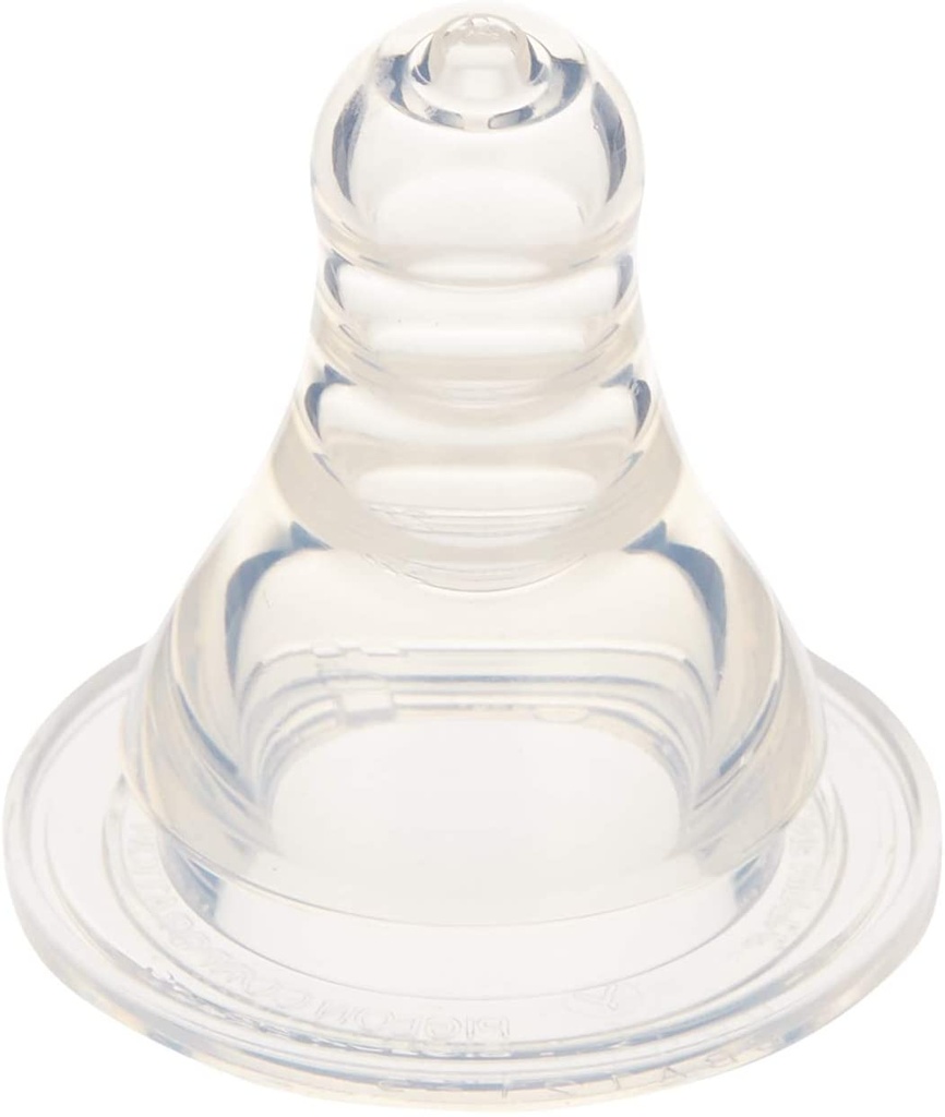 Pigeon Peristaltic Silicone Nipple Clear