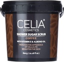Celia Coffee Vitamin E And Almond Oil Shower Sugar Scrub 600 G