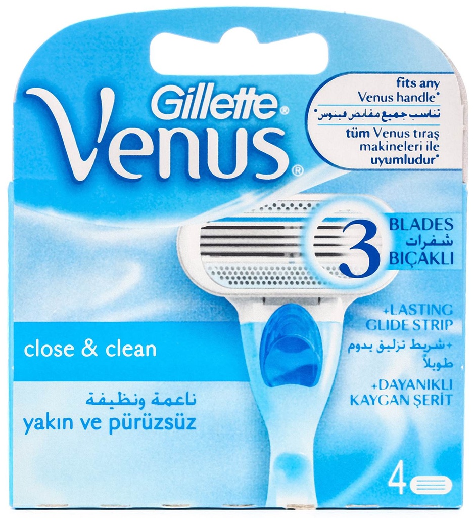 Gillette Simply Venus 2 Women's Dispozable Razor 4 Count