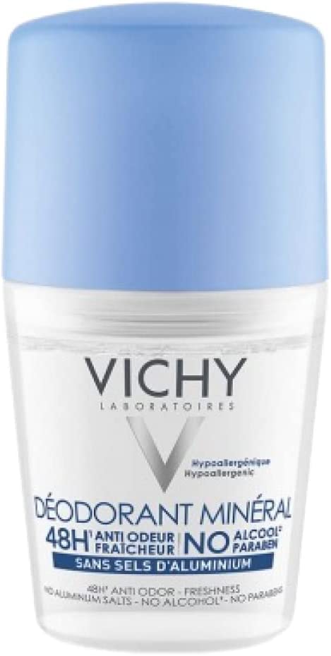 Vichy Mineral Deodorant 48h Optimal Tolerance Roll-on 50 Ml
