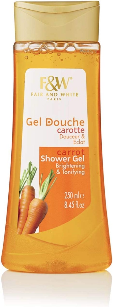 Fair And White Original Carrot Shower Gel 250 Ml