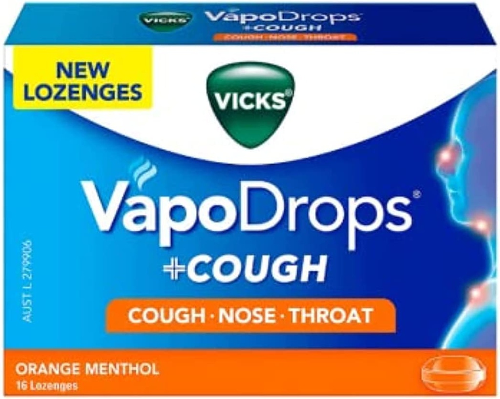 Vicks Vapodrops Orange 16 Lz