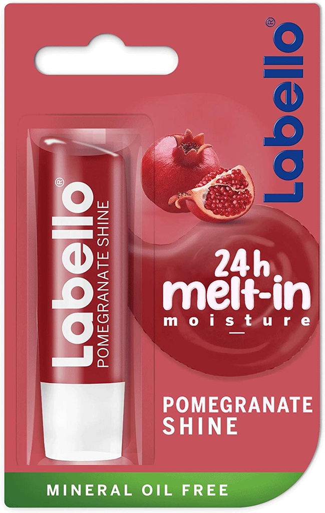 Labello Lip Balm Moisturising Lip Care Pomegranate Shine 4.8g