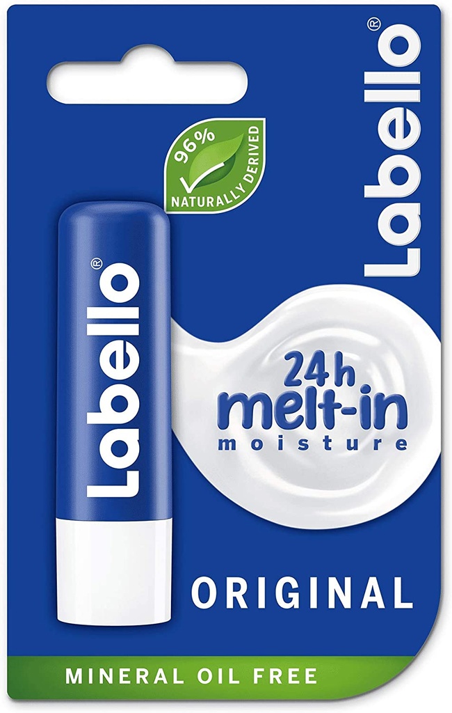 Labello Lip Balm Moisturising Lip Care Original With Shea Butter 4.8g