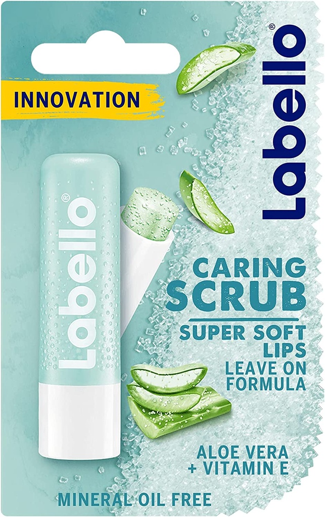 Labello Lip Scrub Lip Caring Aloe Vera & Vitamin E 4.8g