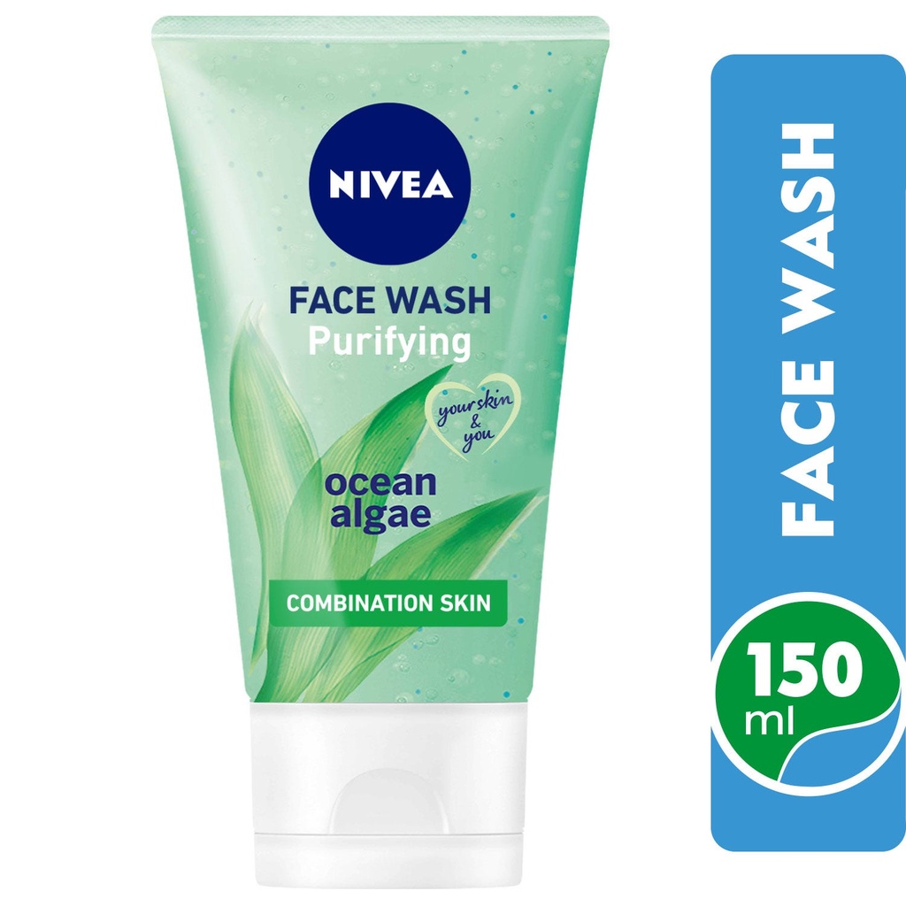 Nivea Face Wash Cleanser Purifying Cleansing Combination Skin 150ml