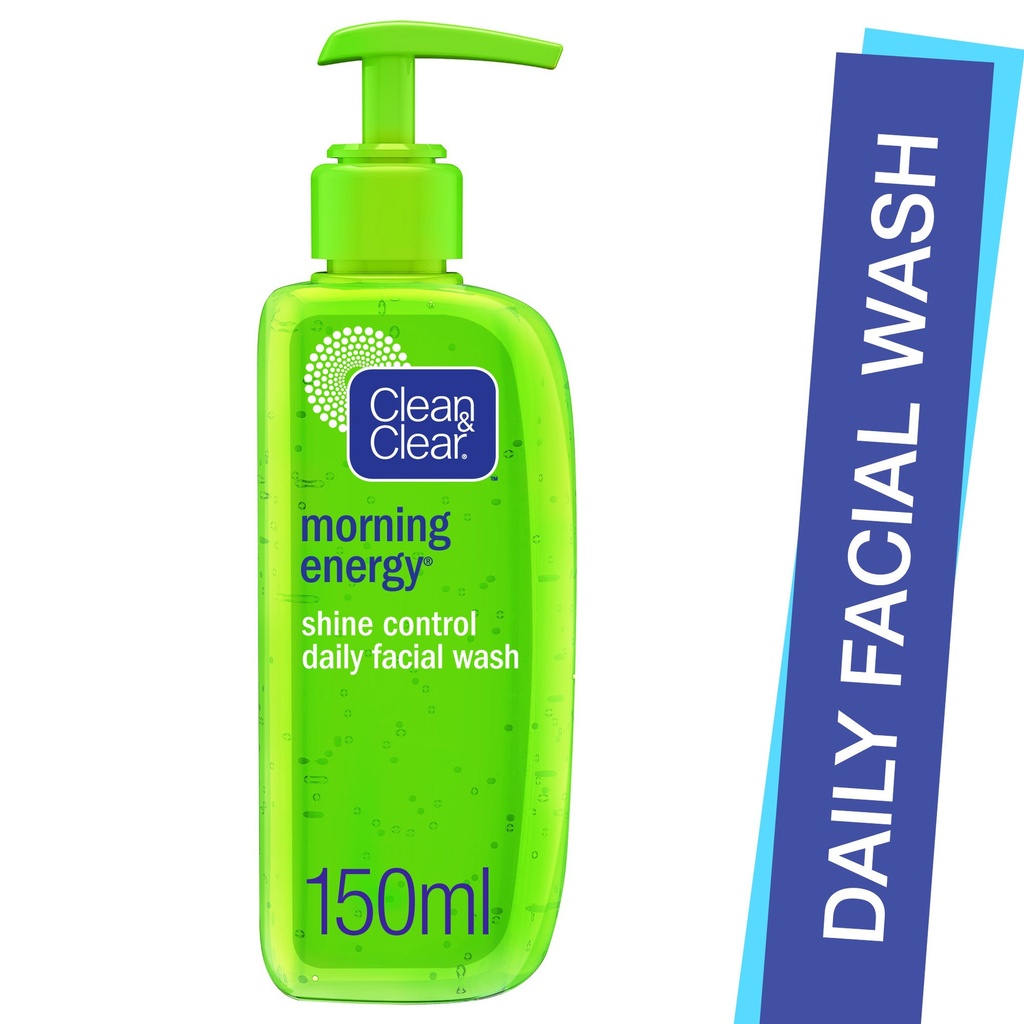 Clean & Clear Daily Face Wash Morning Energy Shine Control 150ml